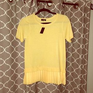 The Limited Yellow Sweater Top